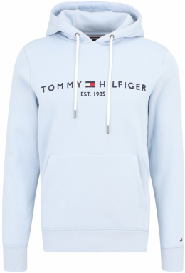 TOMMY HILFIGER Mikina  námornícka modrá / svetlomodrá / červená / biela