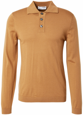 SELECTED HOMME Sveter 'SLHTray'  karamelová