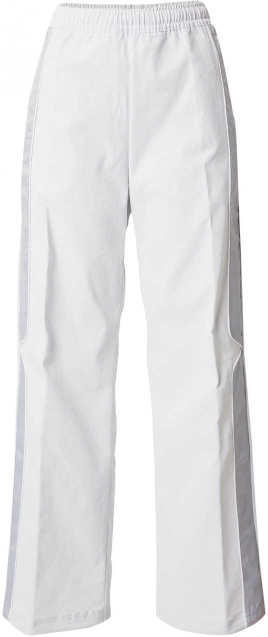 Nike Sportswear Nohavice  svetlosivá / biela