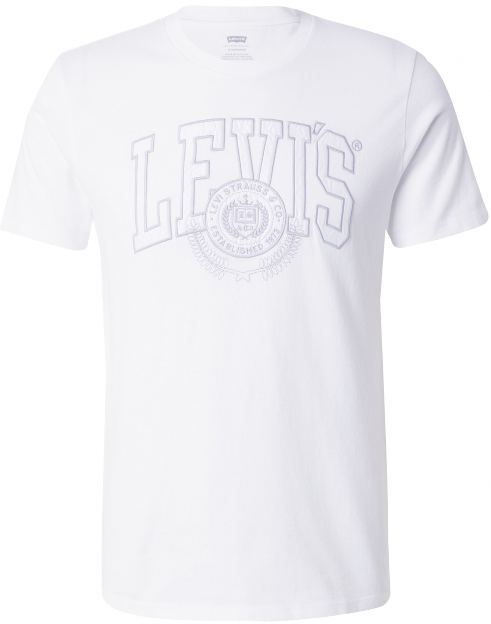 LEVI'S ® Tričko  svetlosivá / biela