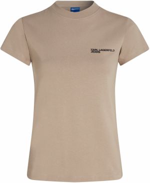 KARL LAGERFELD JEANS Tričko  tmavošedá / čierna