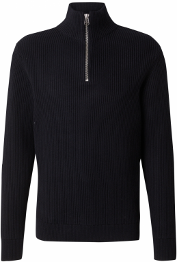 JACK & JONES Sveter 'RDDWalt'  čierna