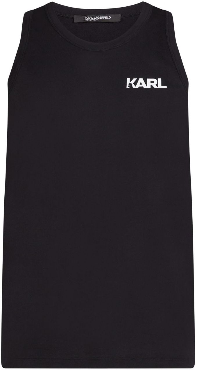 Karl Lagerfeld Tričko  čierna / biela