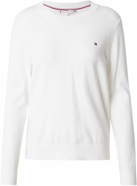 TOMMY HILFIGER Sveter  námornícka modrá / červená / biela