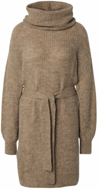 LeGer by Lena Gercke Pletené šaty 'Colleen'  hnedá melírovaná