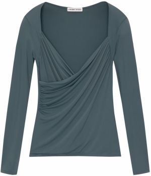 Pull&Bear Tričko  modrozelená