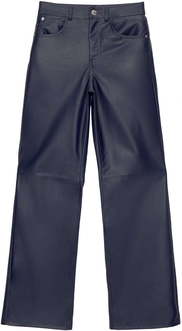 Pull&Bear Nohavice  námornícka modrá