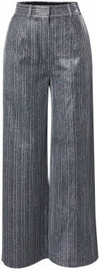 YAS Nohavice  čierna / strieborná