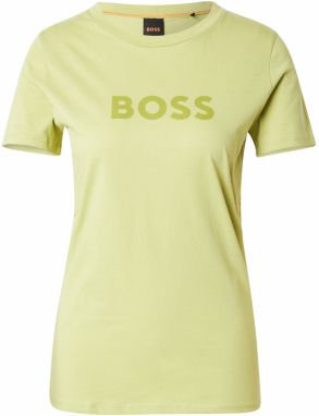 BOSS Tričko 'C_Elogo_5'  kiwi / pastelovo zelená