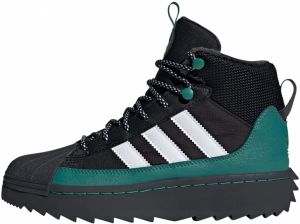 ADIDAS ORIGINALS Snehule 'Superstar'  nefritová / čierna / biela