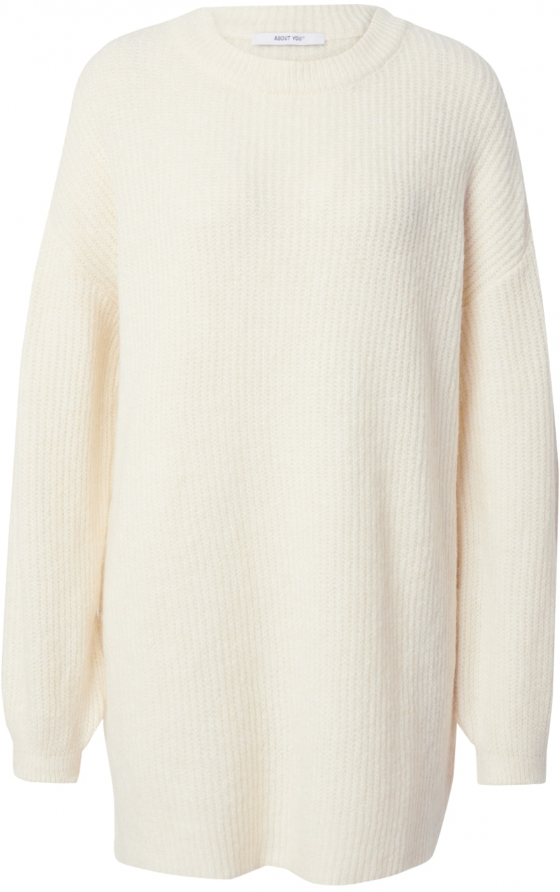 ABOUT YOU Sveter 'Mina'  šedobiela