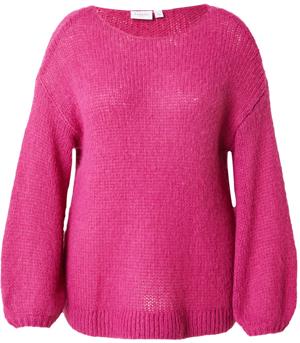EVOKED Sveter 'Vichoca'  fuksia