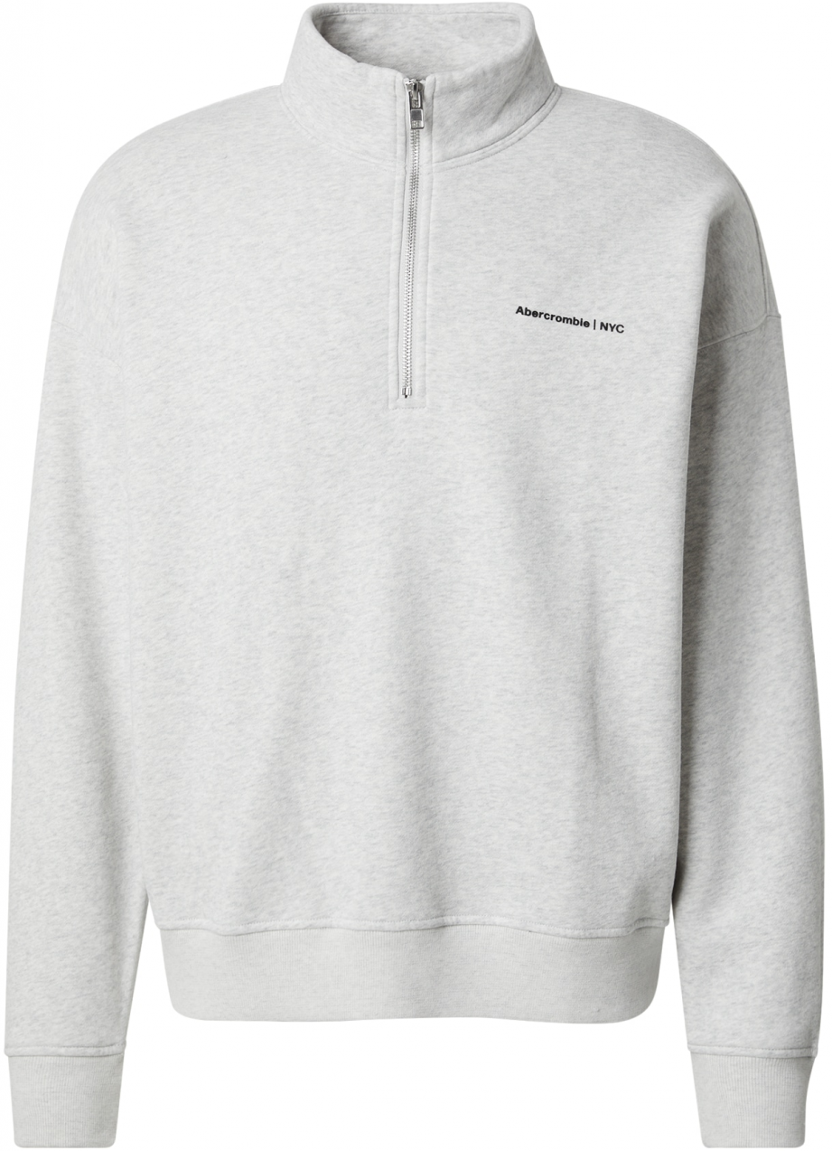 Abercrombie & Fitch Mikina  sivá melírovaná