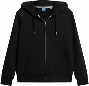Superdry Tepláková bunda 'Essential'  čierna