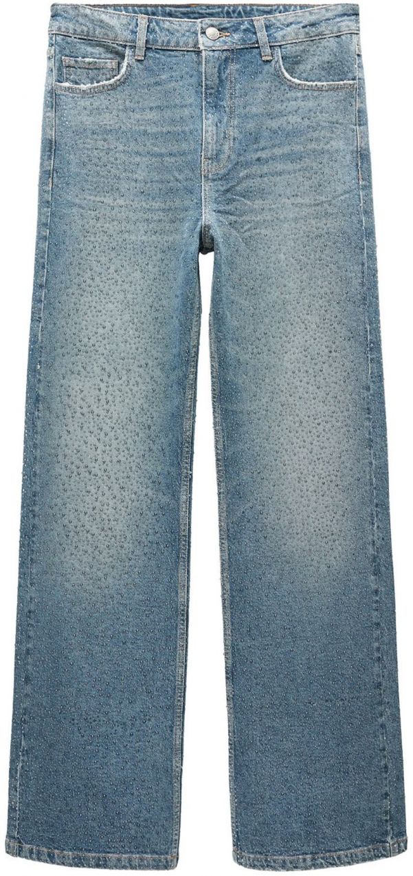 MANGO Džínsy 'ISLA'  modrá denim
