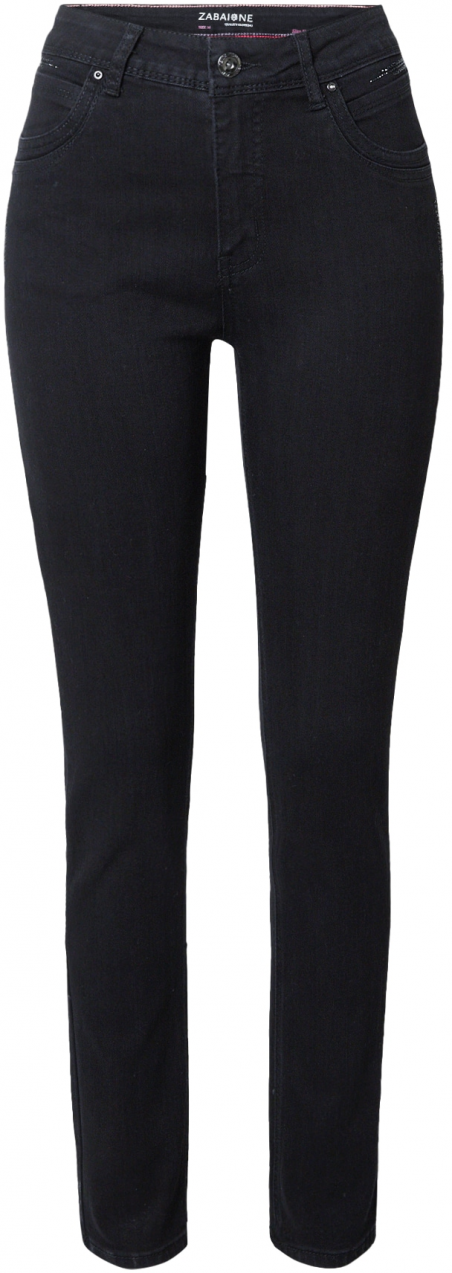 ZABAIONE Džínsy 'Ma44rissa'  čierny denim