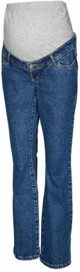 Vero Moda Maternity Džínsy 'VMMSelma'  modrá denim / svetlosivá