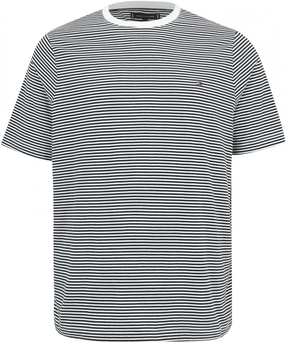 Tommy Hilfiger Big & Tall Tričko 'ESSENTIAL'  námornícka modrá / biela