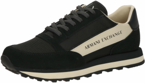 ARMANI EXCHANGE Nízke tenisky  slonová kosť / čierna