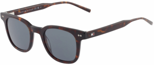 TOMMY HILFIGER Slnečné okuliare  hnedá / oranžová
