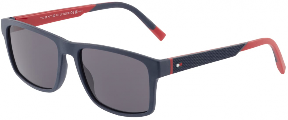TOMMY HILFIGER Slnečné okuliare  námornícka modrá / sivá / červená