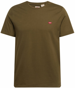 LEVI'S ® Tričko 'Original Housemark Tee'  olivová / červená / biela