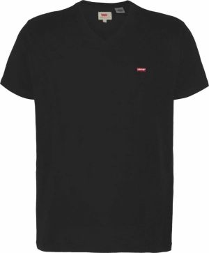 LEVI'S ® Tričko 'Housemark V Neck Tee'  čierna