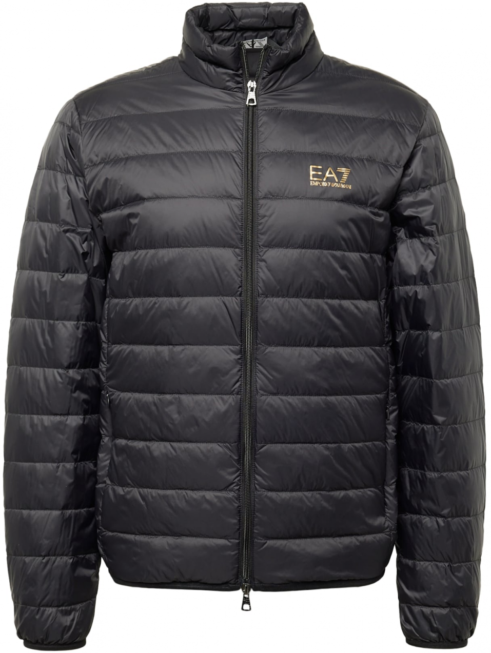 EA7 Emporio Armani Prechodná bunda  zlatá / čierna