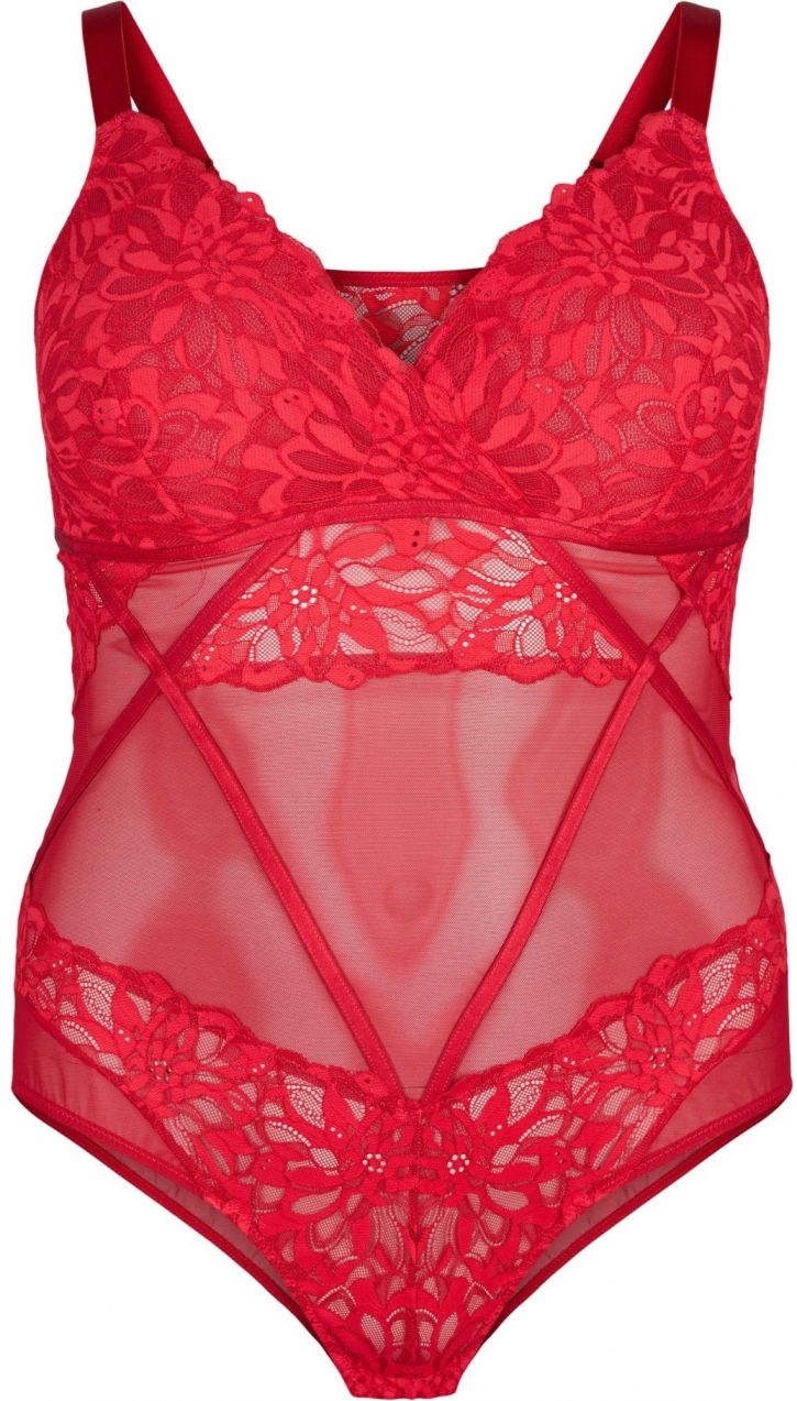 Devoted by Zizzi Body 'LIA'  červená
