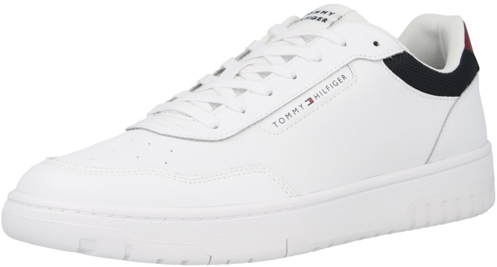 TOMMY HILFIGER Nízke tenisky 'Basket Core Lite'  čierna / biela
