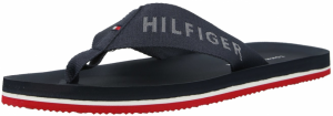 TOMMY HILFIGER Žabky  námornícka modrá / biela