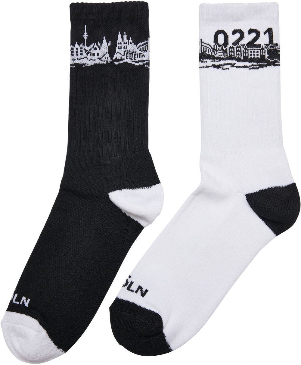 Mister Tee Ponožky 'Major City'  čierna / biela