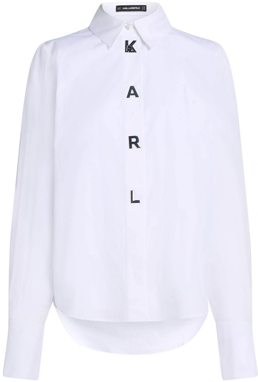 Karl Lagerfeld Blúzka  čierna / biela