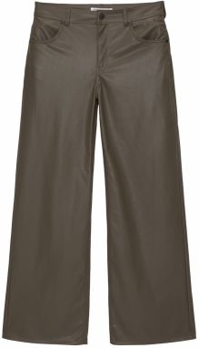 Pull&Bear Nohavice  olivová