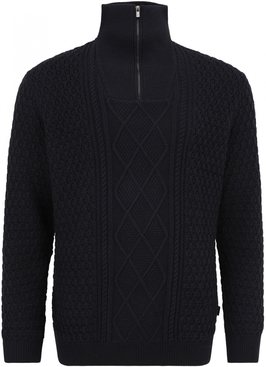 Jack & Jones Plus Sveter 'JPRBLUNORTH'  tmavomodrá