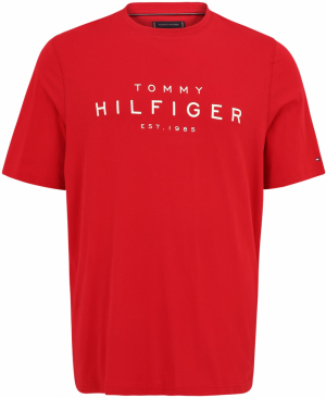 Tommy Hilfiger Big & Tall Tričko  červená / šedobiela