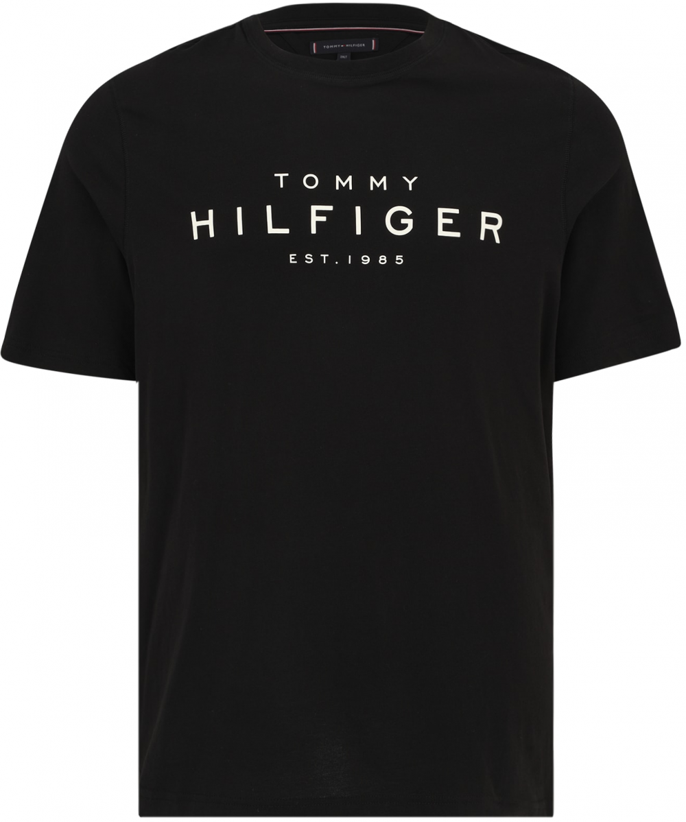 Tommy Hilfiger Big & Tall Tričko  čierna / biela