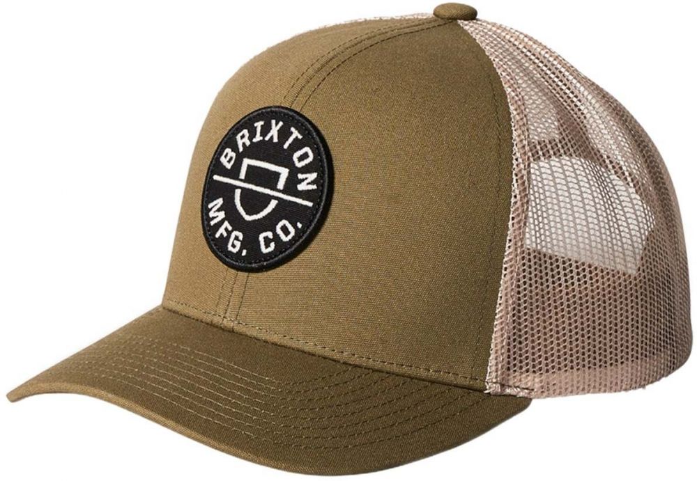 Brixton Čiapka 'CREST X MP'  telová / olivová / čierna / biela