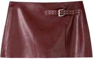 Bershka Sukňa  burgundská
