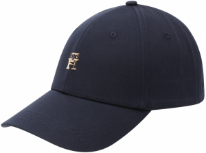 TOMMY HILFIGER Čiapka  tmavomodrá / zlatá