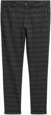 TOM TAILOR DENIM Chino nohavice  čierna / čierna melírovaná
