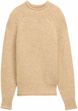 TOM TAILOR DENIM Sveter  farba ťavej srsti