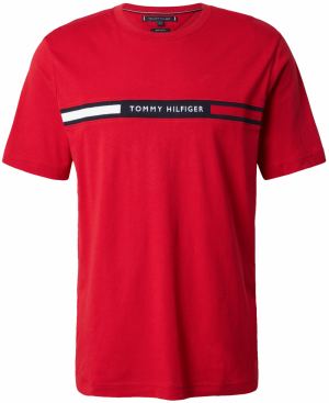 TOMMY HILFIGER Tričko  námornícka modrá / červená / biela