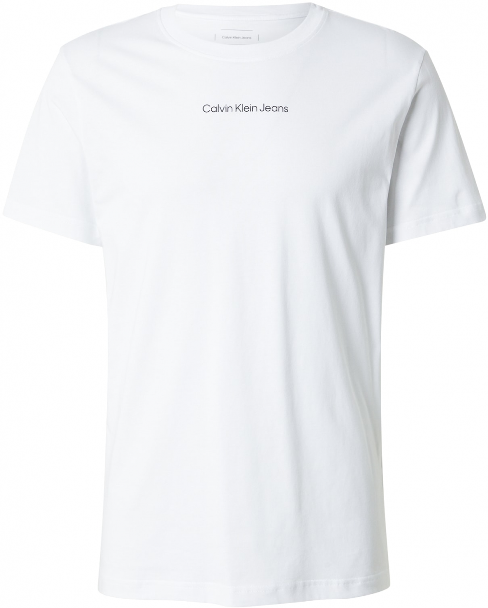 Calvin Klein Jeans Tričko 'INSTITUTIONAL'  čierna / biela