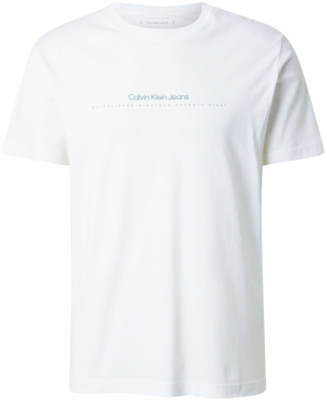 Calvin Klein Jeans Tričko  nefritová / biela
