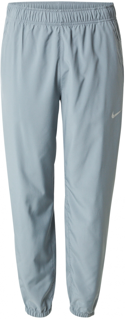 NIKE Športové nohavice 'FORM'  čadičová / strieborná