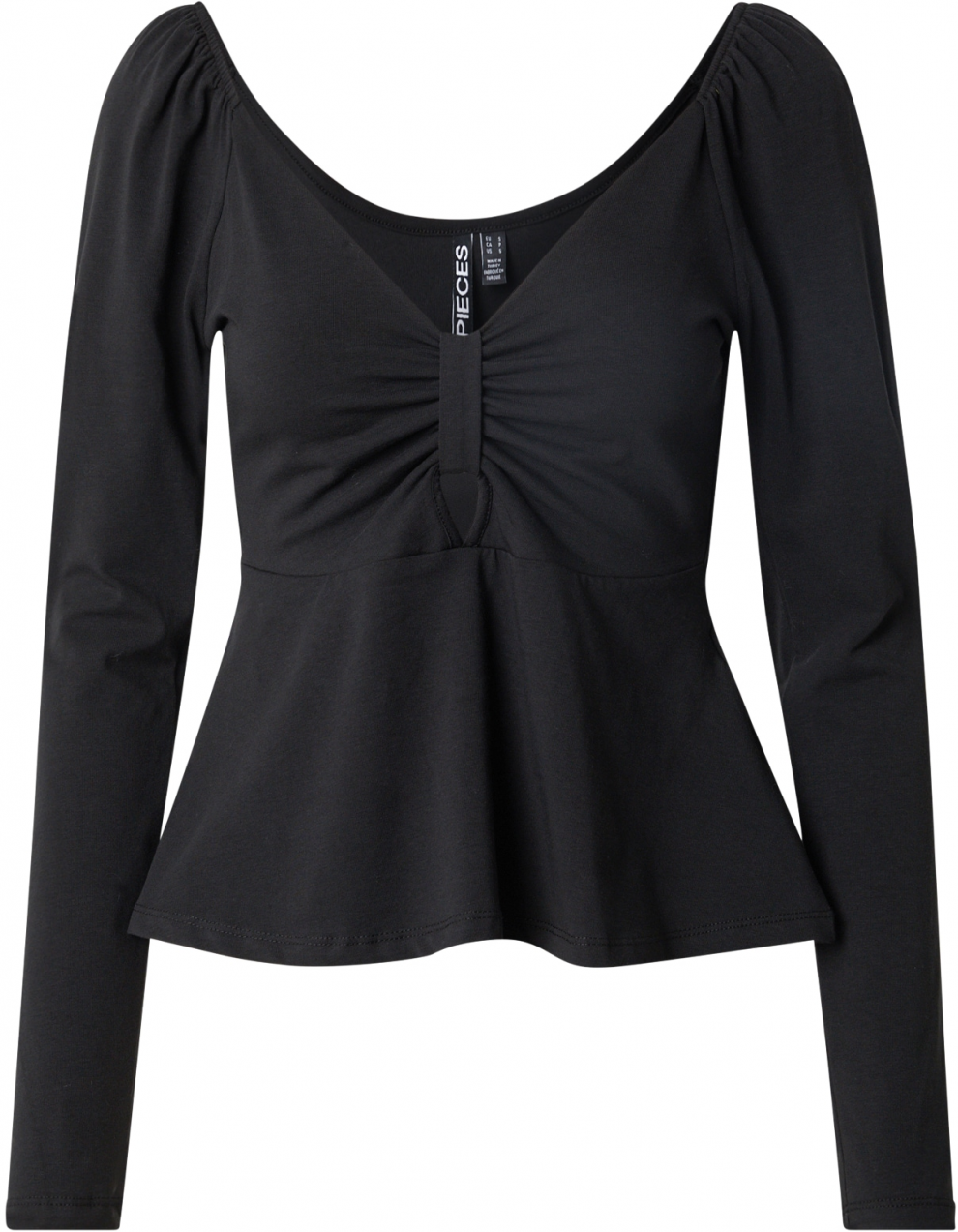 PIECES Tričko 'PCANGA'  čierna