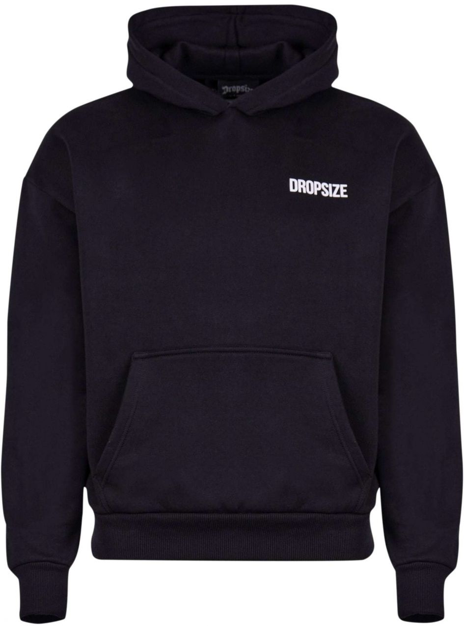 Dropsize Mikina 'Crime'  tyrkysová / čierna / biela