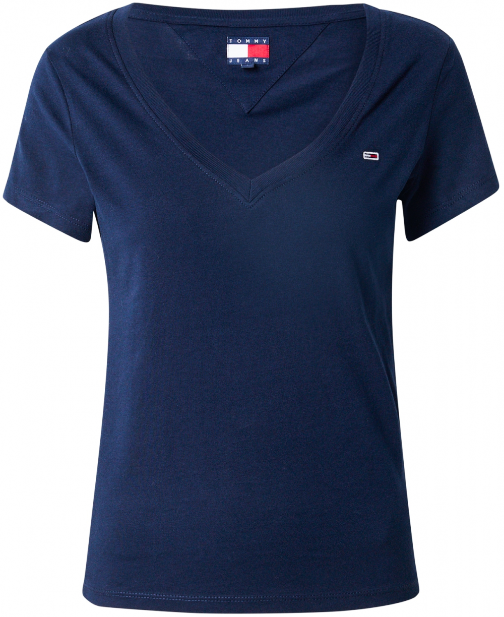 Tommy Jeans Tričko  tmavomodrá