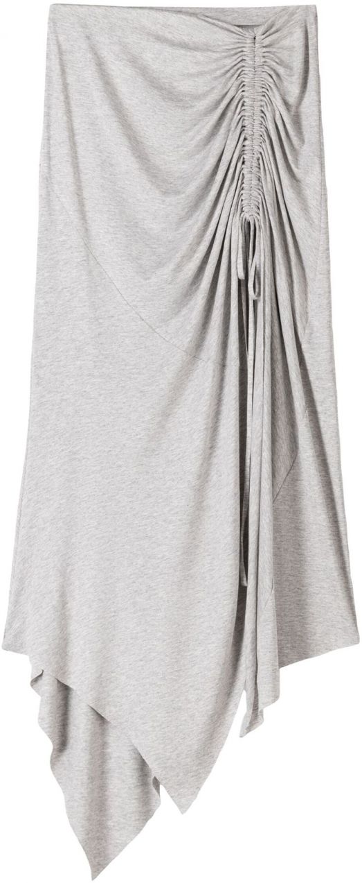Bershka Sukňa  sivá melírovaná